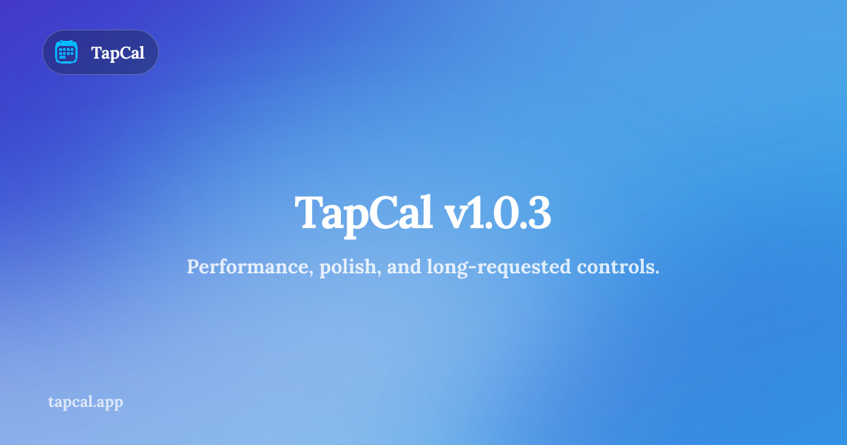 TapCal v1.0.3
