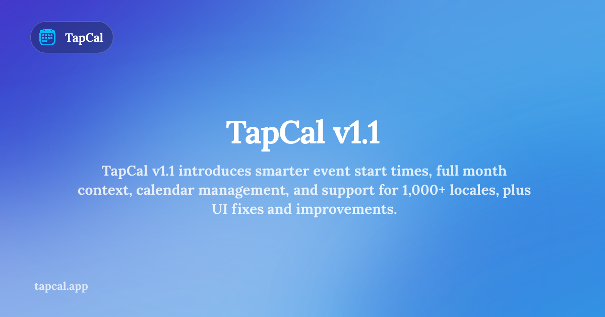 TapCal v1.1