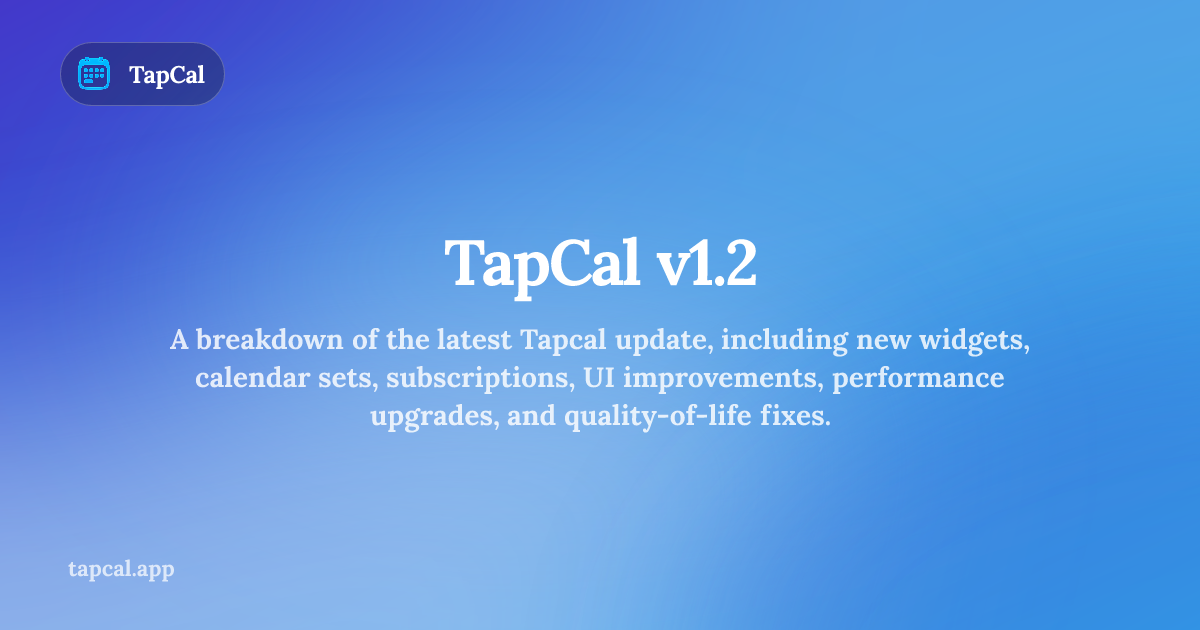 TapCal v1.2