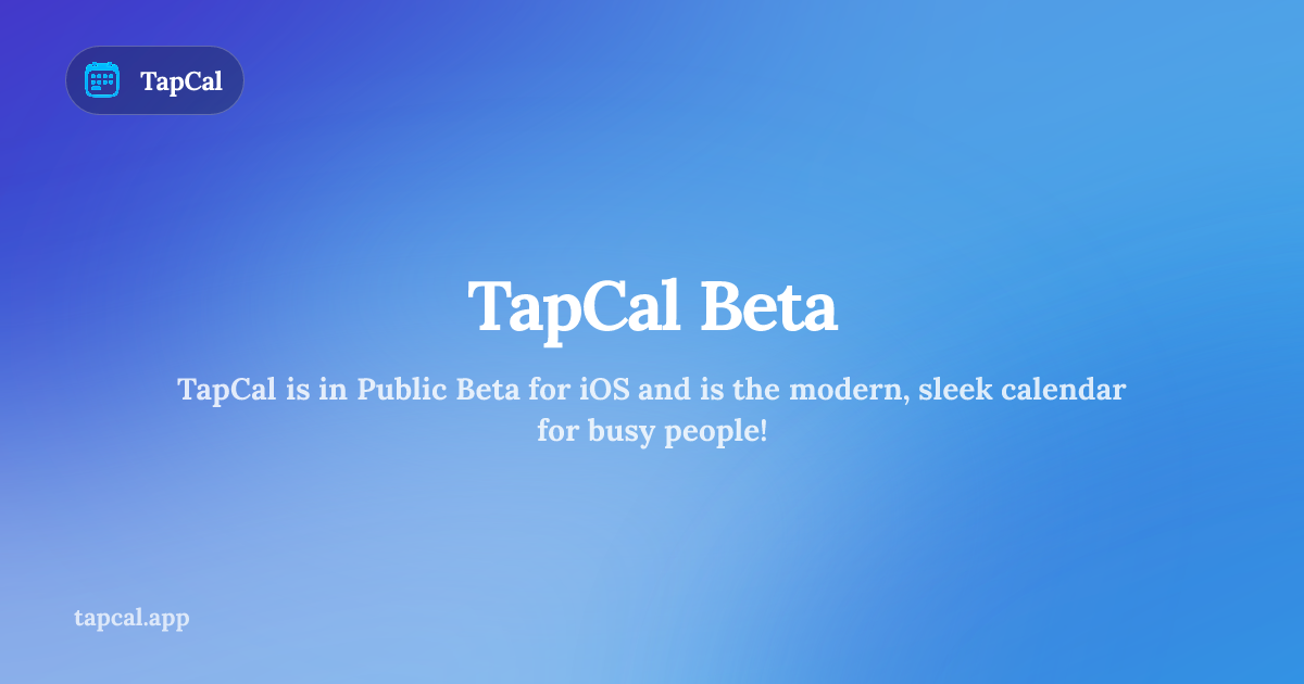TapCal Beta